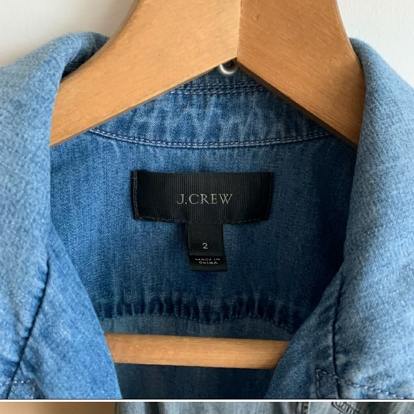 J. Crew Chambray Denim Romper Size 2 - Picture 5 of 5
